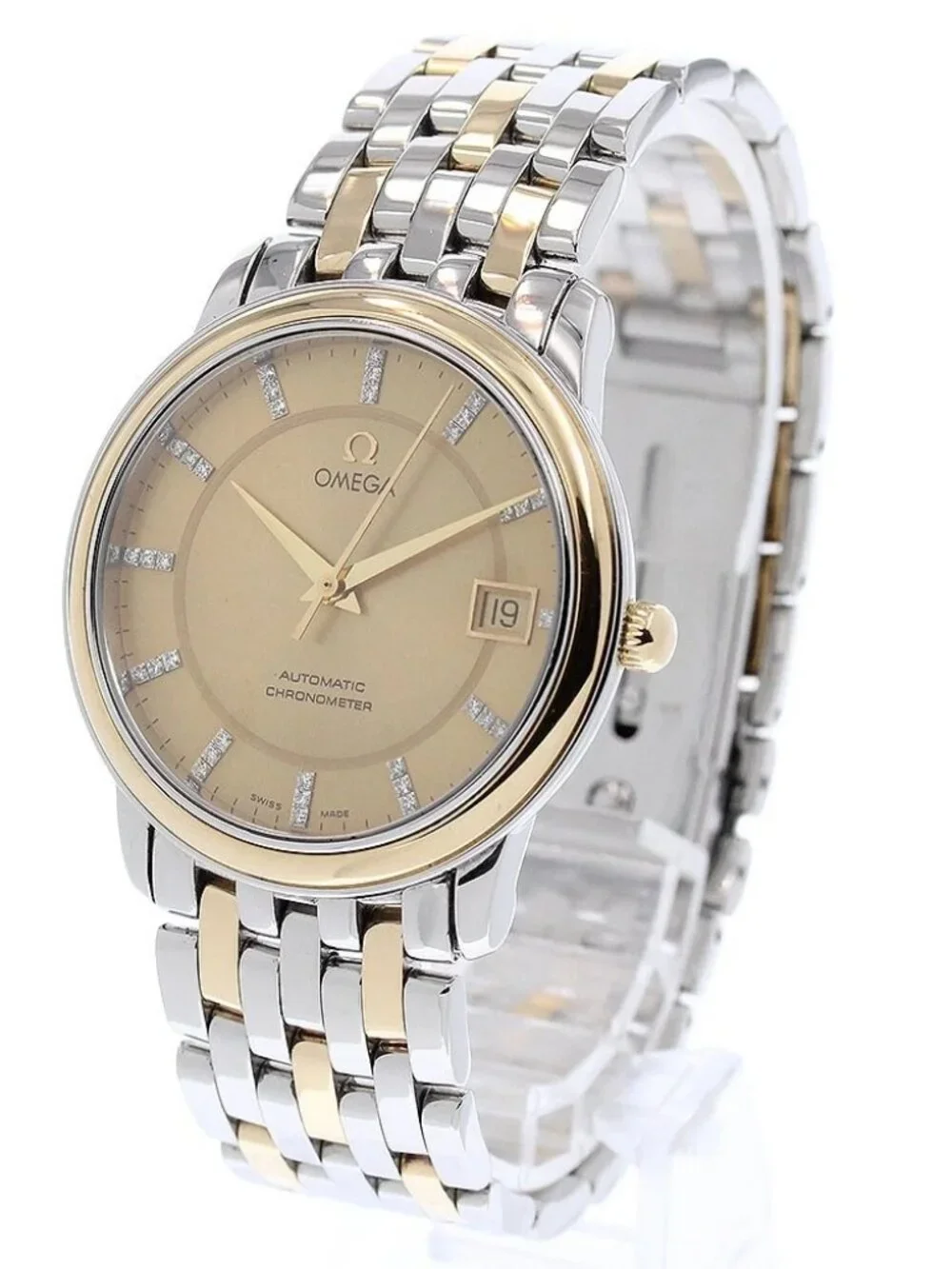 OMEGA De Ville Prestige Chronometer 4300.15 diamond index Automatic Men's_969044